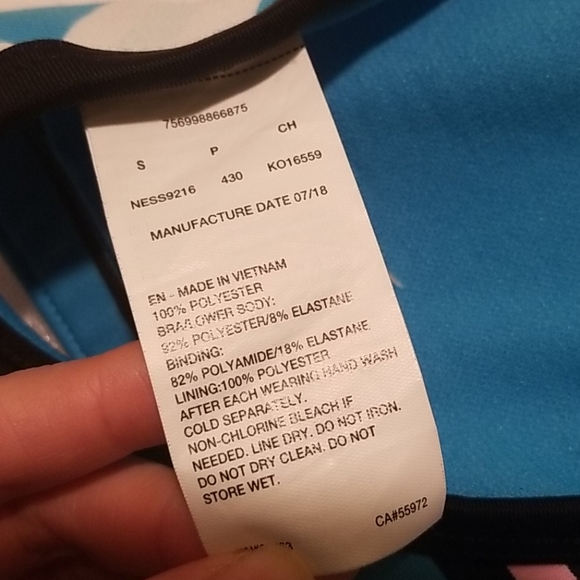 NIKE Layered Racerback Scoopneck Tankini Top - Picture 3 of 6